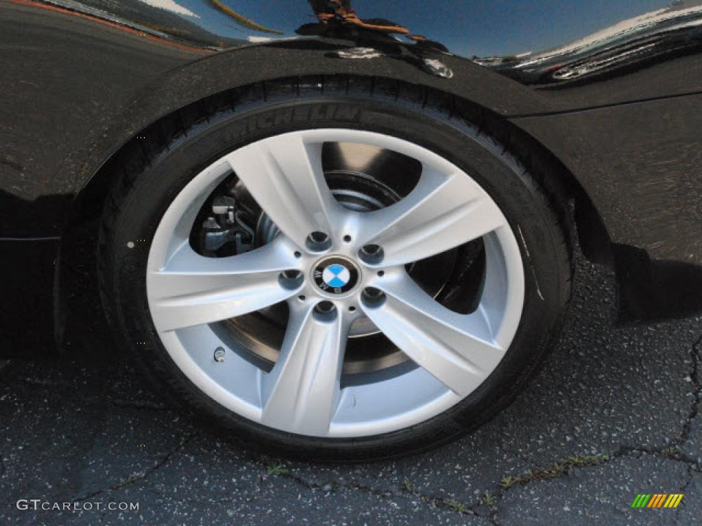 2008 3 Series 335i Coupe - Jet Black / Black photo #11
