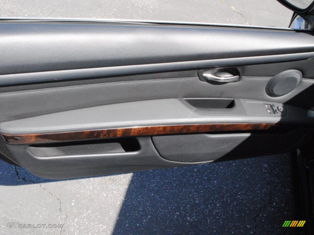 2008 3 Series 335i Coupe - Jet Black / Black photo #14