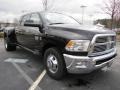 Brilliant Black Crystal Pearl 2011 Dodge Ram 3500 HD Big Horn Mega Cab Dually Exterior