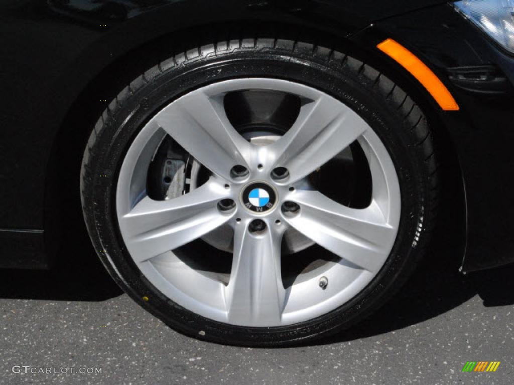 2008 3 Series 335i Coupe - Jet Black / Black photo #2