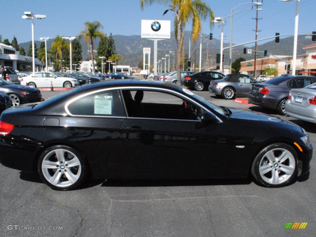 2008 3 Series 335i Coupe - Jet Black / Black photo #3