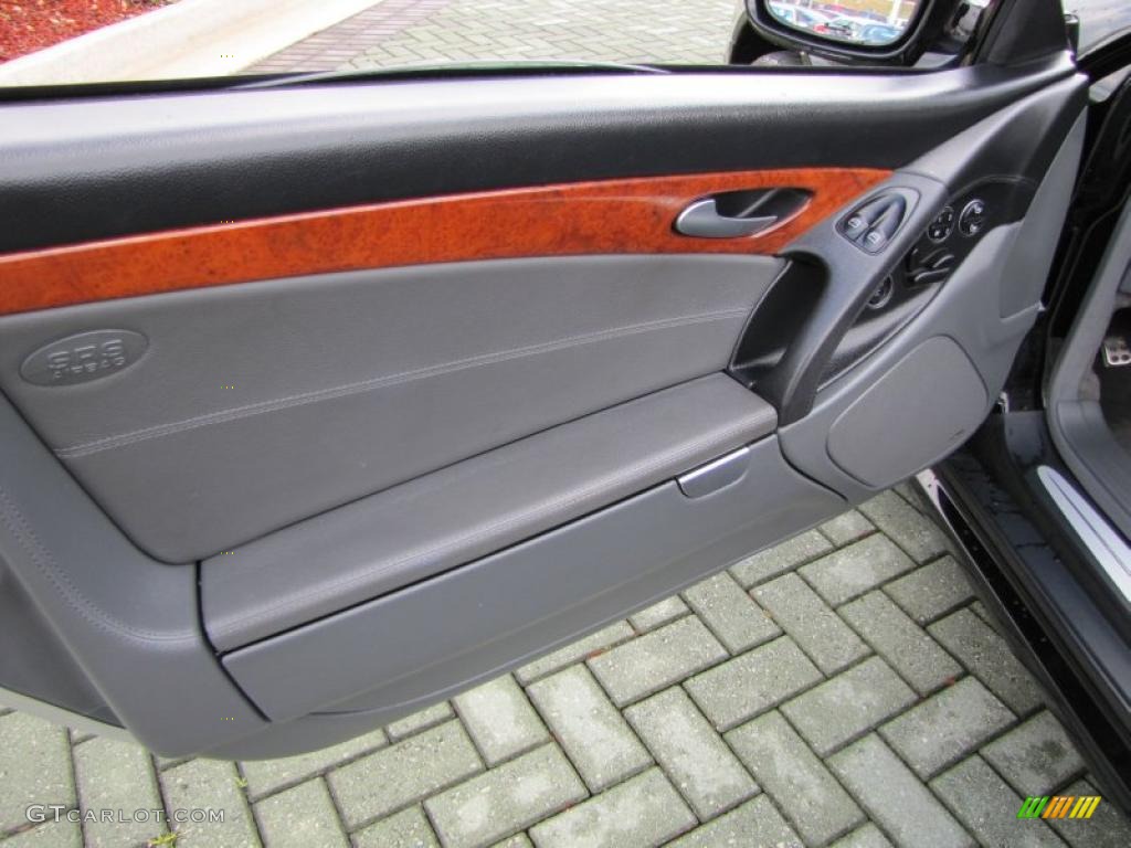 2003 Mercedes-Benz SL 500 Roadster Charcoal Door Panel Photo #46518129