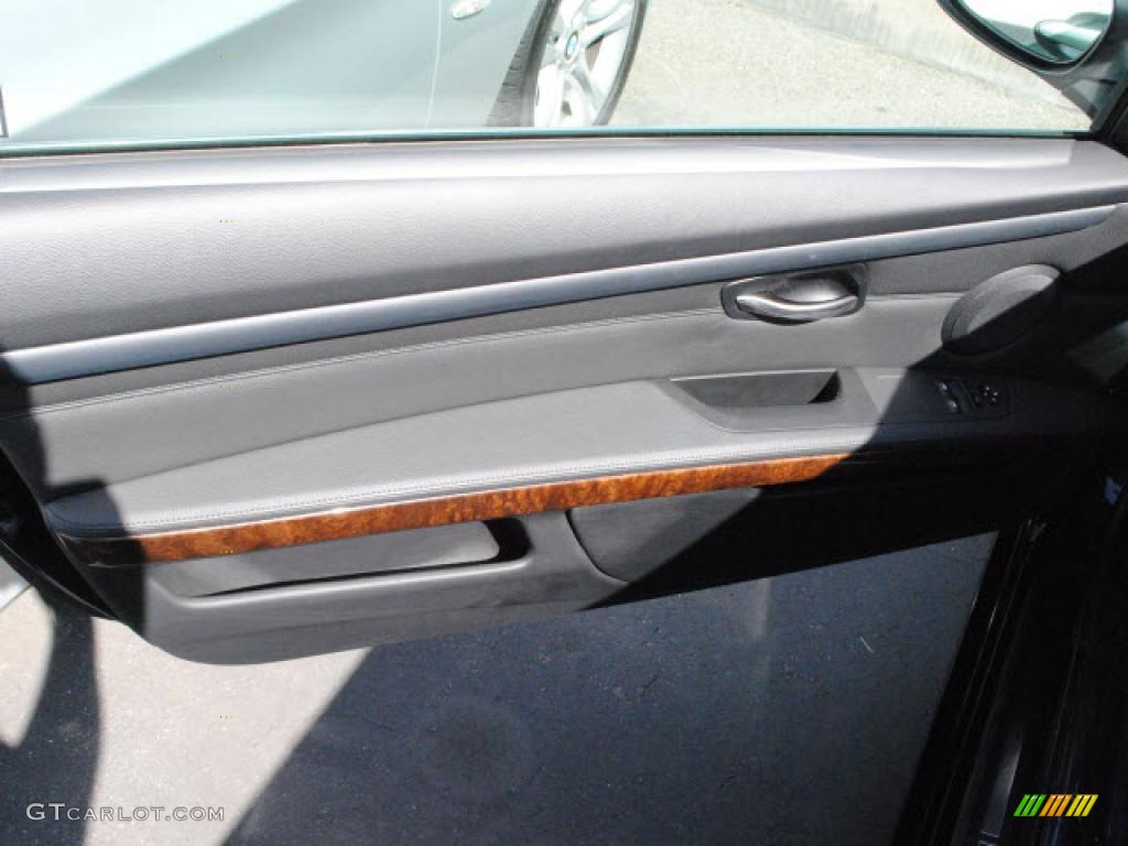 2008 3 Series 335i Coupe - Jet Black / Black photo #24