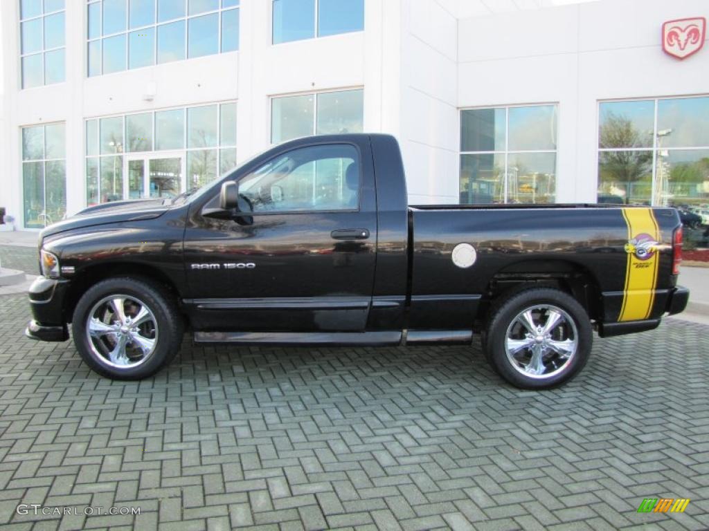Black 2004 Dodge Ram 1500 SLT Rumble Bee Regular Cab Exterior Photo #46518420