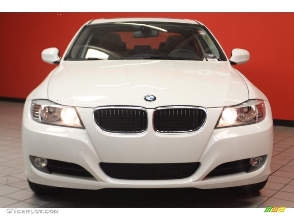 2011 3 Series 328i Sedan - Alpine White / Saddle Brown Dakota Leather photo #2