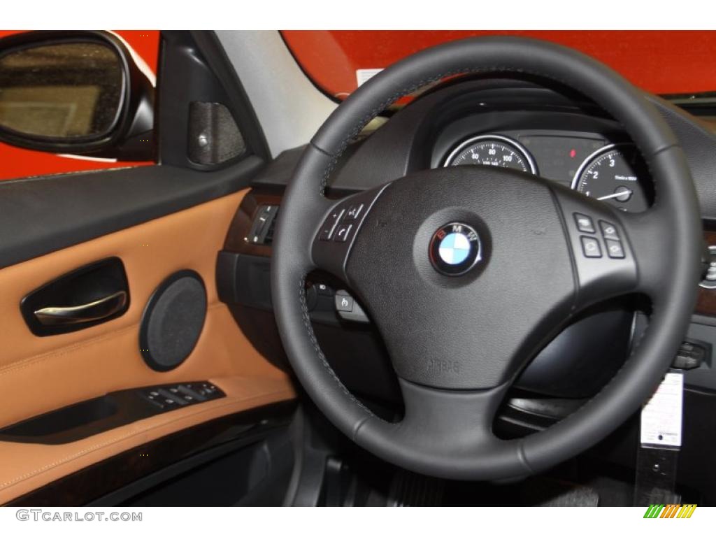 2011 3 Series 328i Sedan - Alpine White / Saddle Brown Dakota Leather photo #13