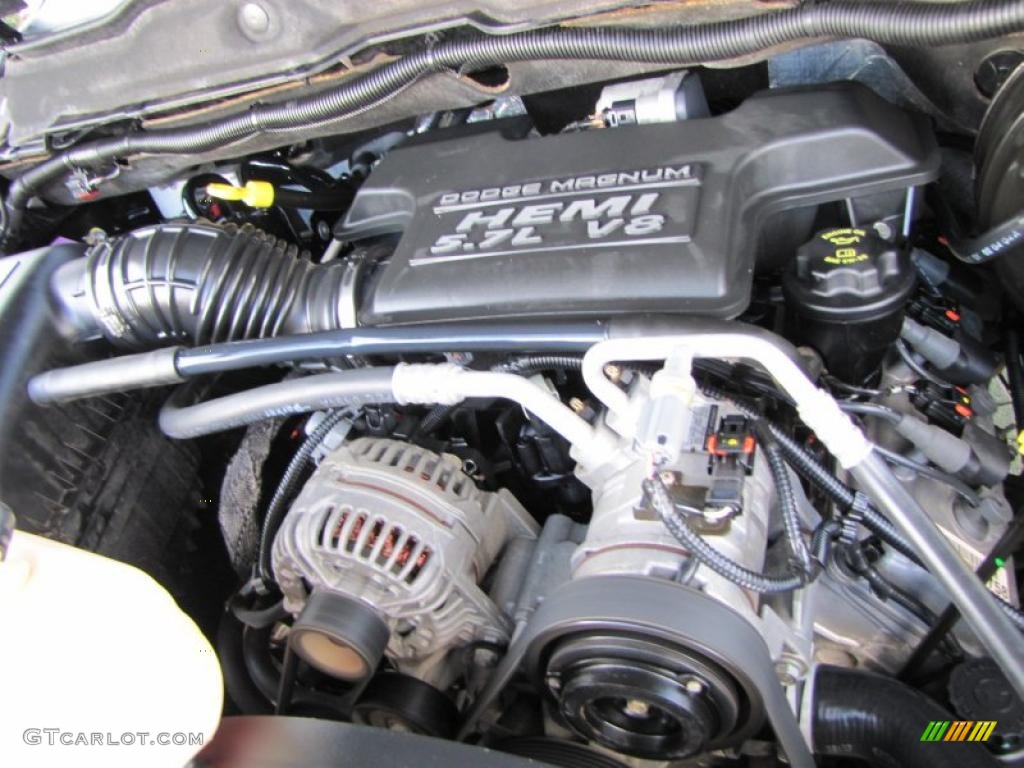 2004 Dodge Ram 1500 SLT Rumble Bee Regular Cab 5.7 Liter HEMI OHV 16-Valve V8 Engine Photo #46518780