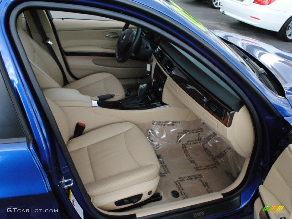 2007 3 Series 328i Sedan - Montego Blue Metallic / Beige photo #3