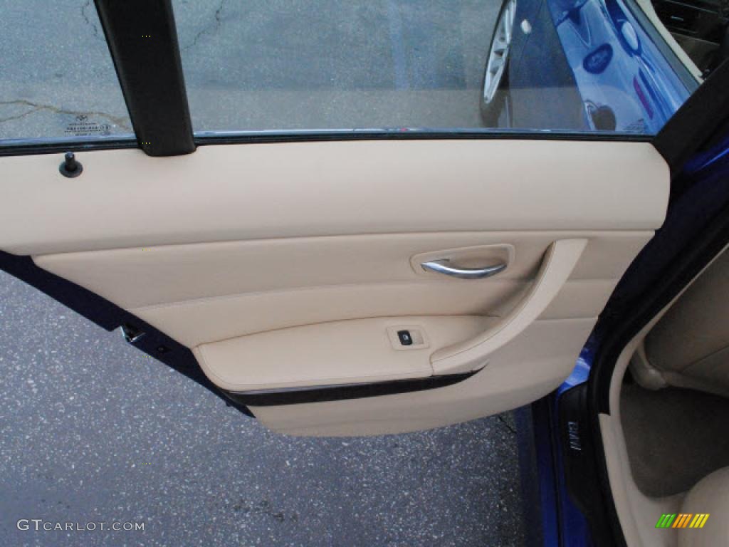 2007 3 Series 328i Sedan - Montego Blue Metallic / Beige photo #14