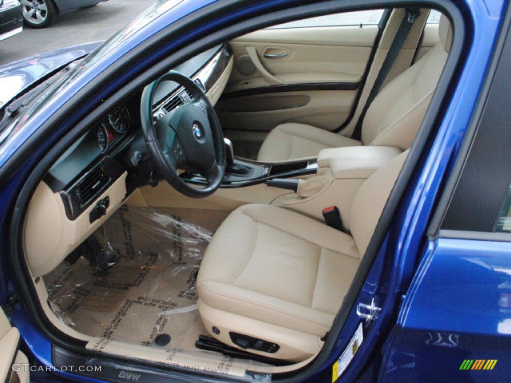 2007 3 Series 328i Sedan - Montego Blue Metallic / Beige photo #16