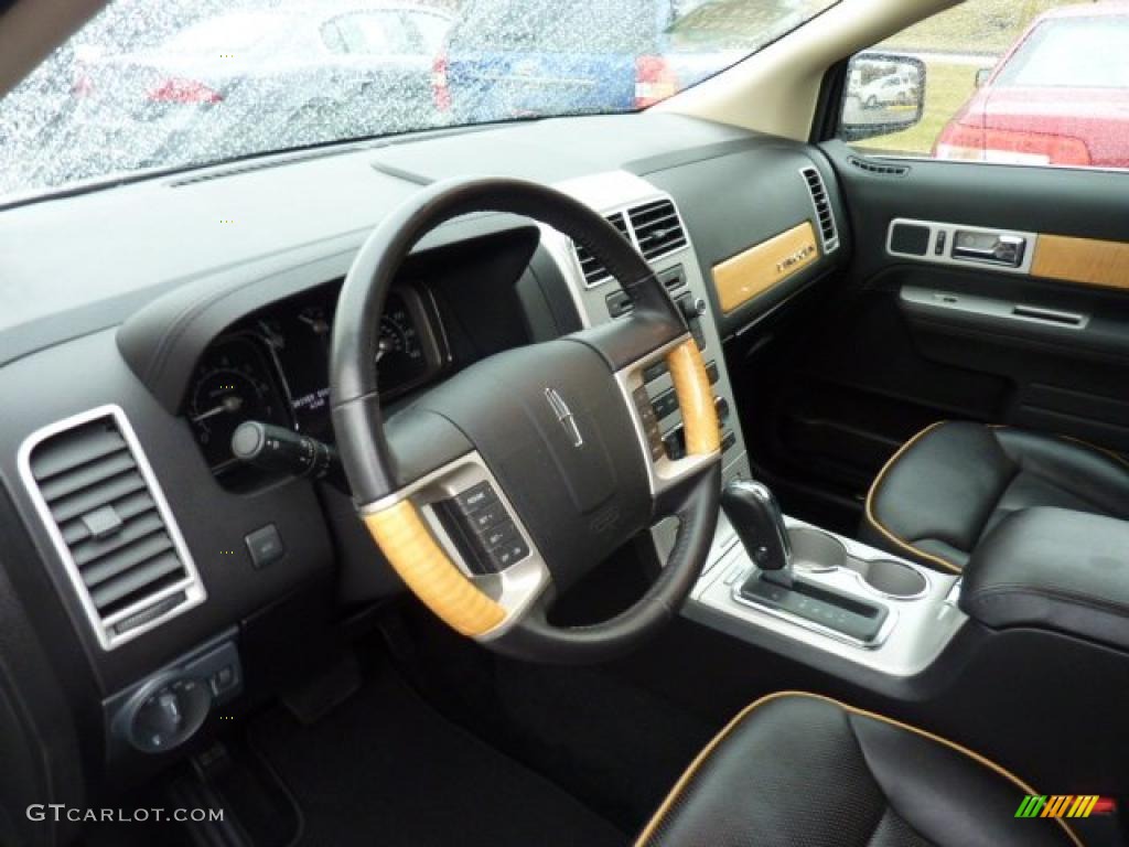 Charcoal Black Interior 2008 Lincoln MKX AWD Photo #46520547