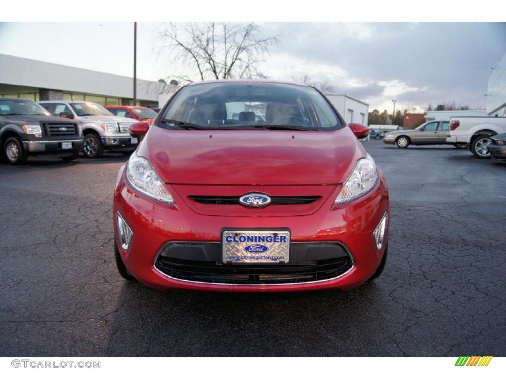 Red Candy Metallic 2011 Ford Fiesta SES Hatchback Exterior Photo #46521594