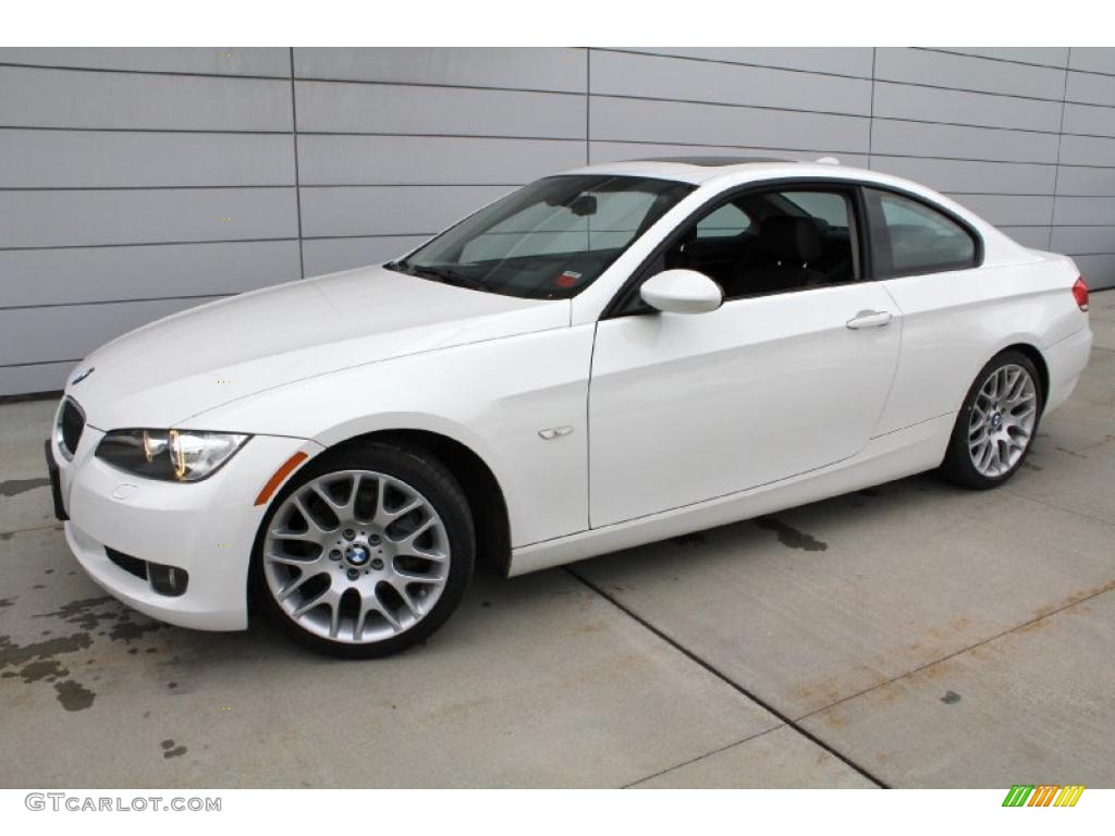 Alpine White 2009 BMW 3 Series 328i Coupe Exterior Photo #46522002