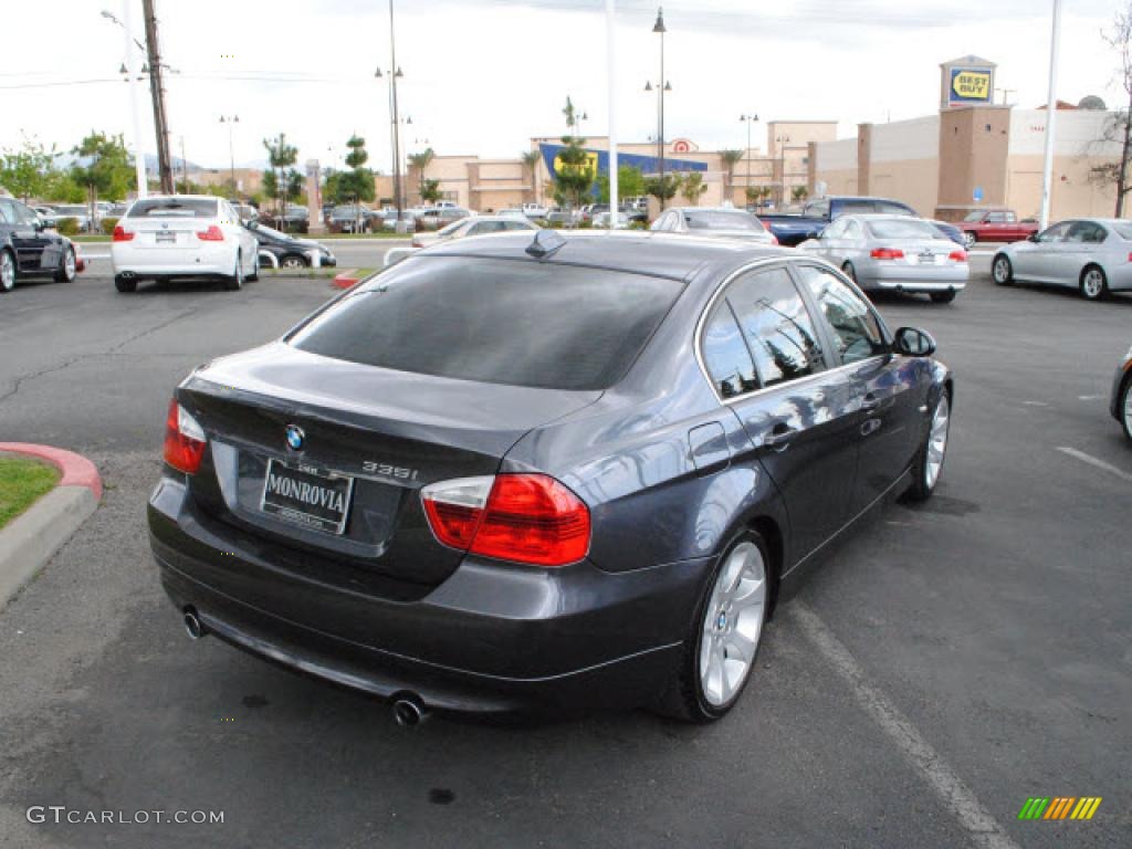 2008 3 Series 335i Sedan - Sparkling Graphite Metallic / Black photo #9