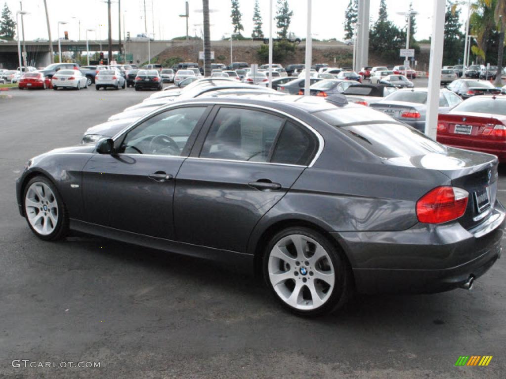 2008 3 Series 335i Sedan - Sparkling Graphite Metallic / Black photo #12