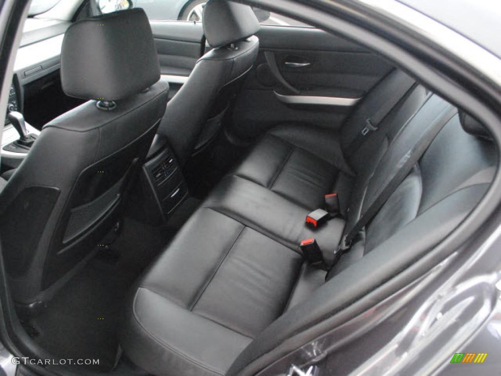 2008 3 Series 335i Sedan - Sparkling Graphite Metallic / Black photo #14