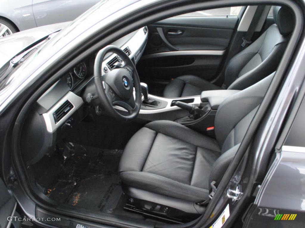 2008 3 Series 335i Sedan - Sparkling Graphite Metallic / Black photo #17