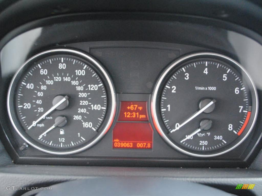 2008 3 Series 335i Sedan - Sparkling Graphite Metallic / Black photo #20