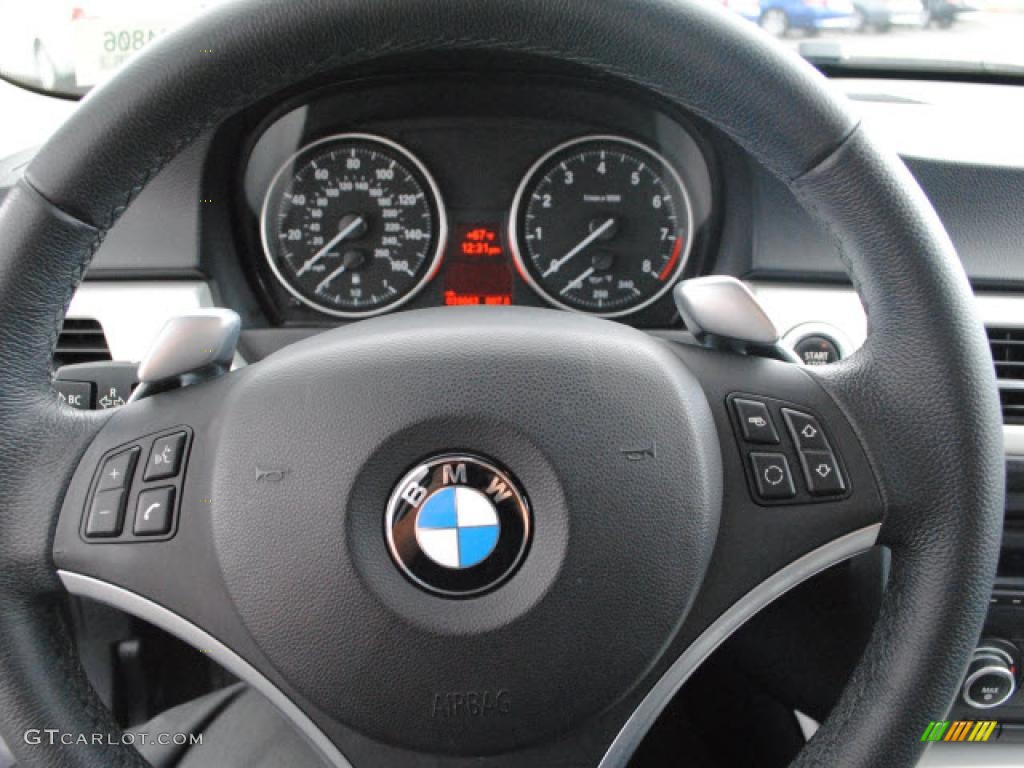 2008 3 Series 335i Sedan - Sparkling Graphite Metallic / Black photo #21