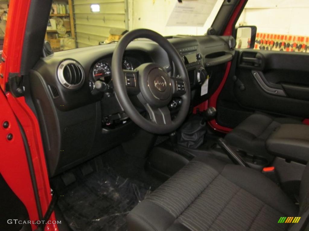 2011 Wrangler Sport 4x4 - Flame Red / Black photo #4