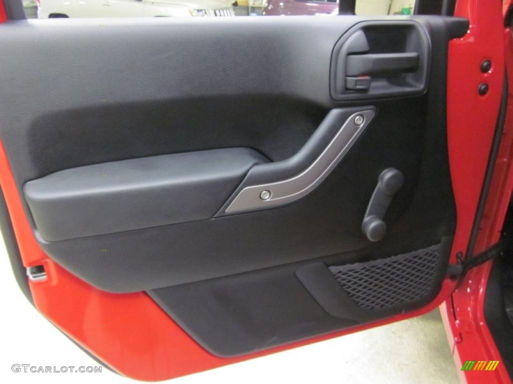 2011 Wrangler Sport 4x4 - Flame Red / Black photo #7