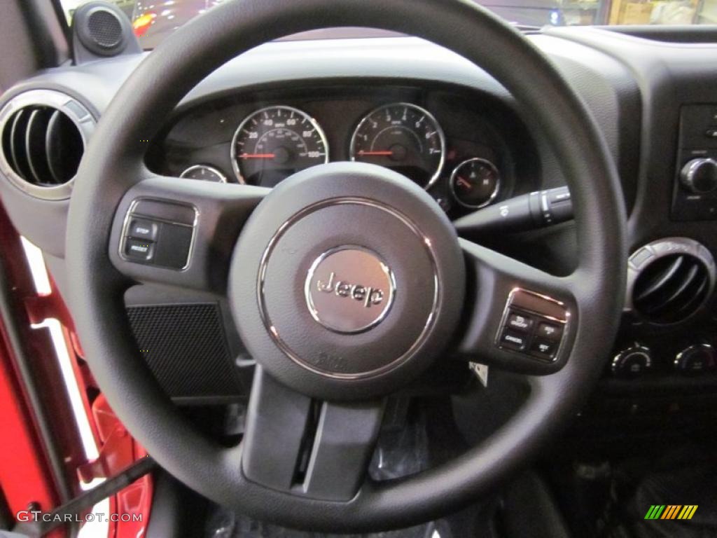 2011 Wrangler Sport 4x4 - Flame Red / Black photo #8