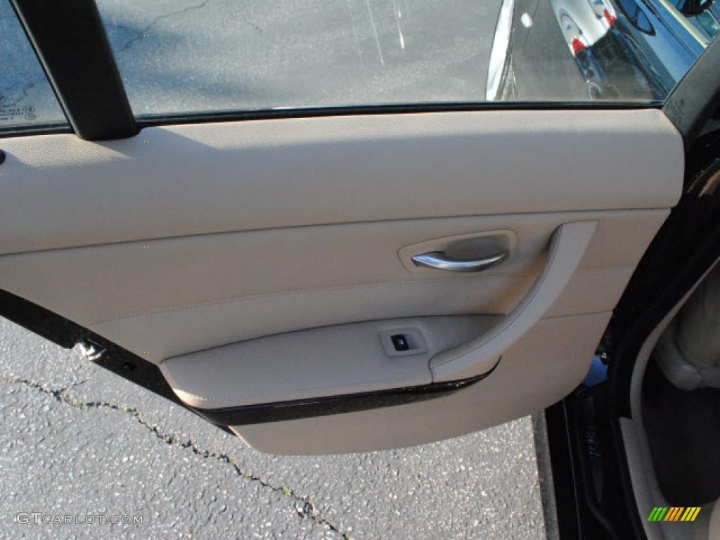2009 BMW 3 Series 335i Sedan Beige Door Panel Photo #46523301