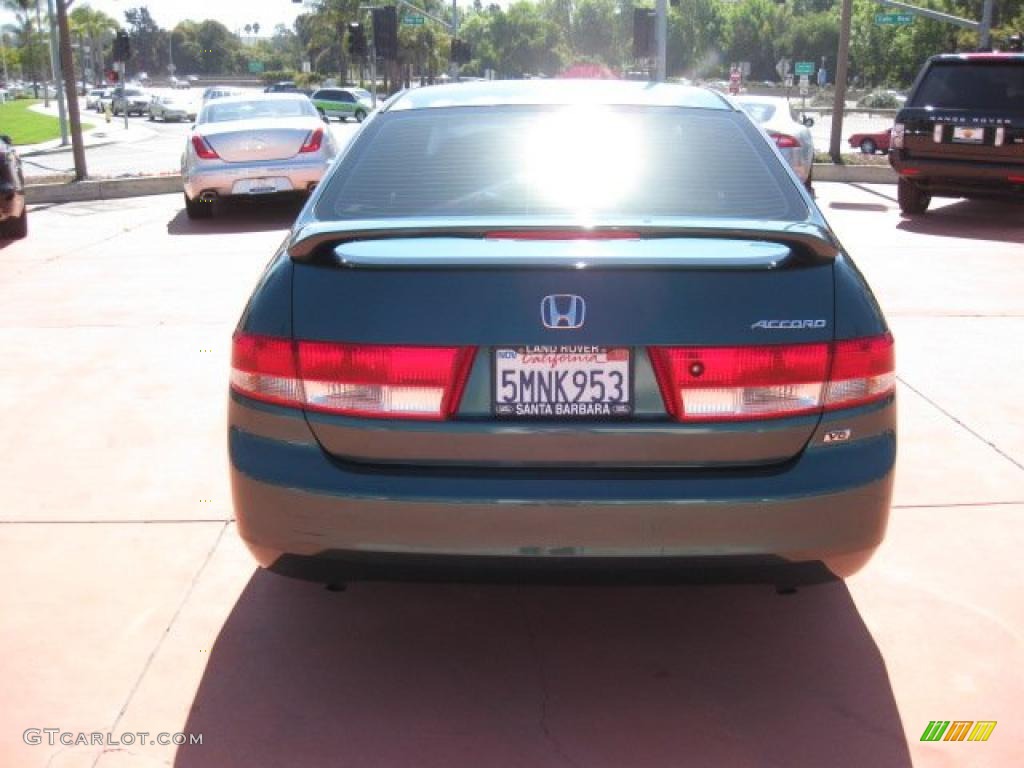 2003 Accord EX V6 Sedan - Noble Green Pearl / Ivory photo #4
