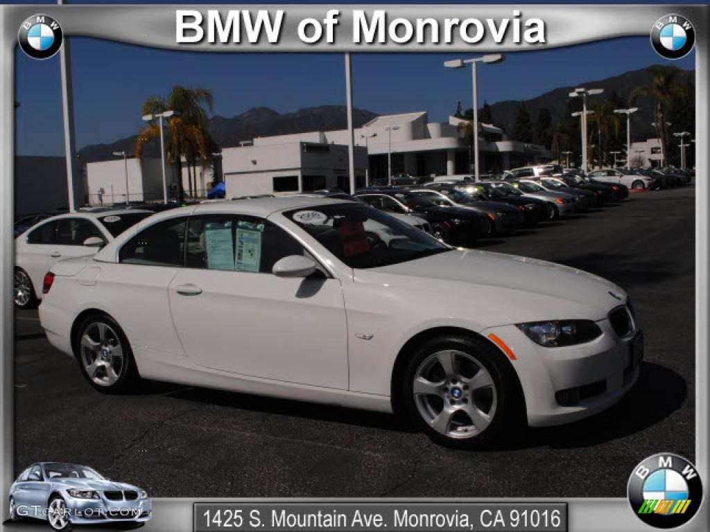 2008 3 Series 328i Convertible - Alpine White / Beige photo #1