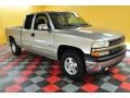 2000 Light Pewter Metallic Chevrolet Silverado 1500 Z71 Extended Cab 4x4  photo #1