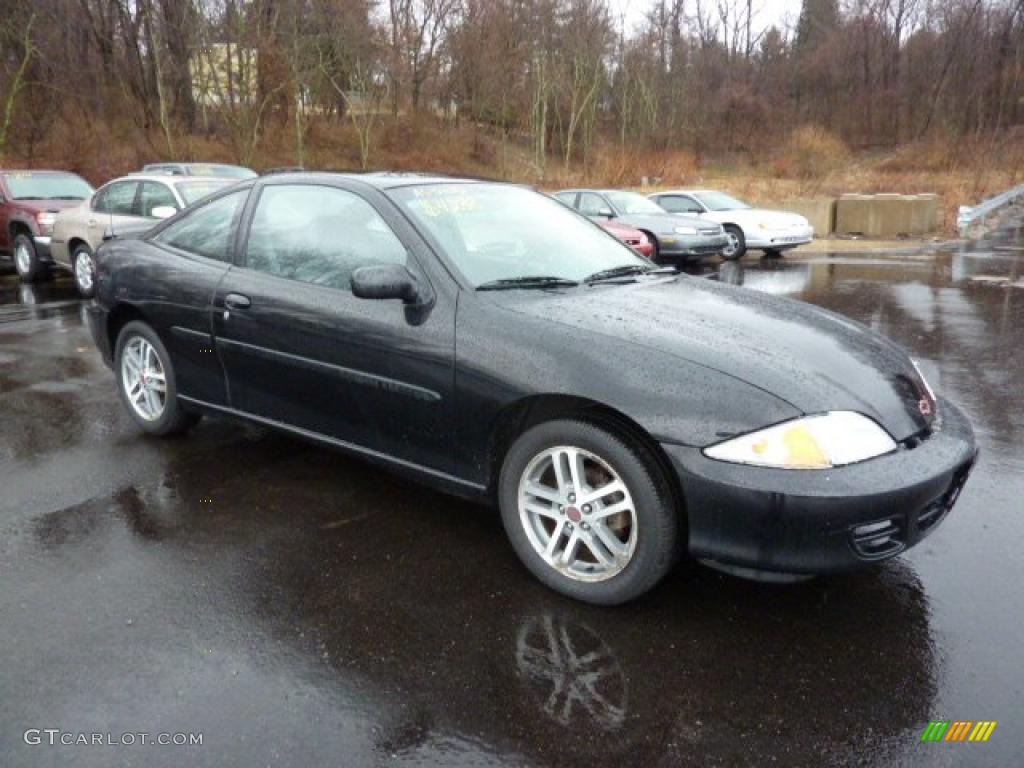 2002 Cavalier Coupe - Black / Graphite photo #1