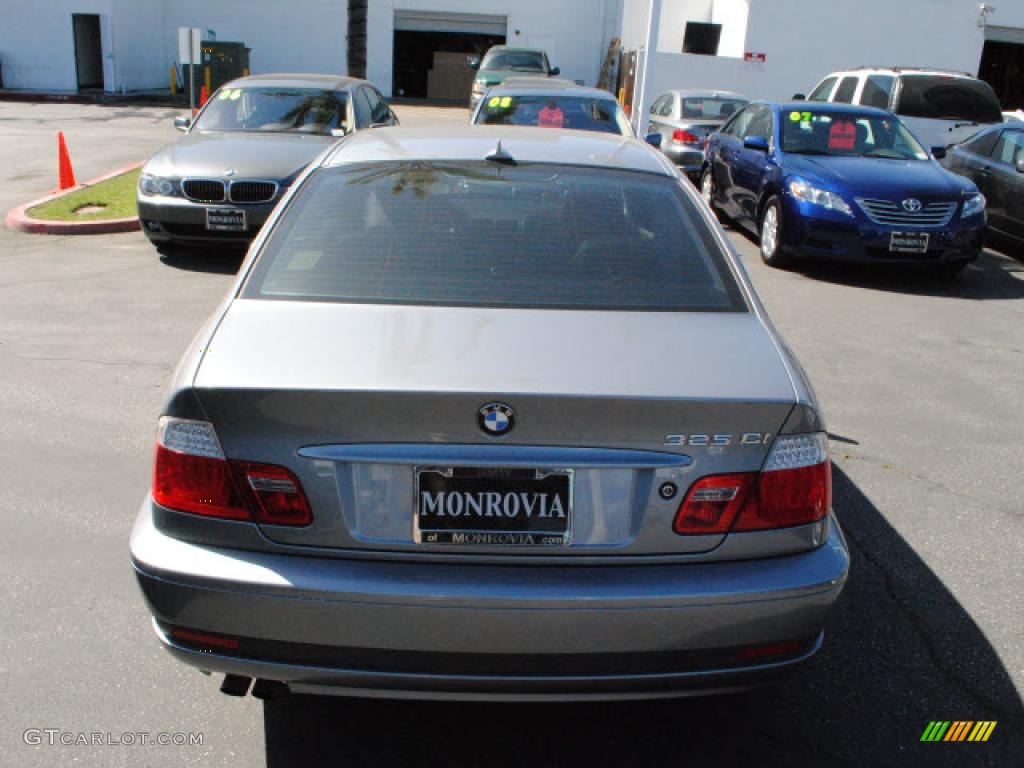 2004 3 Series 325i Coupe - Silver Grey Metallic / Black photo #9