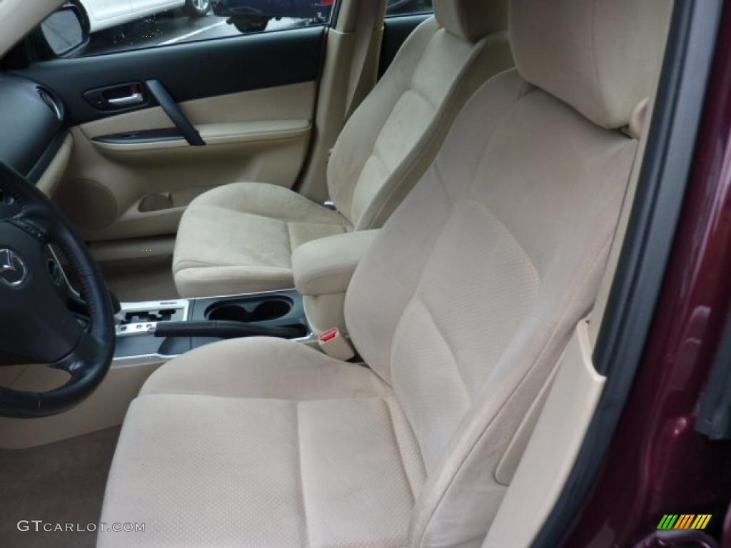 Beige Interior 2006 Mazda MAZDA6 s Sedan Photo #46528128