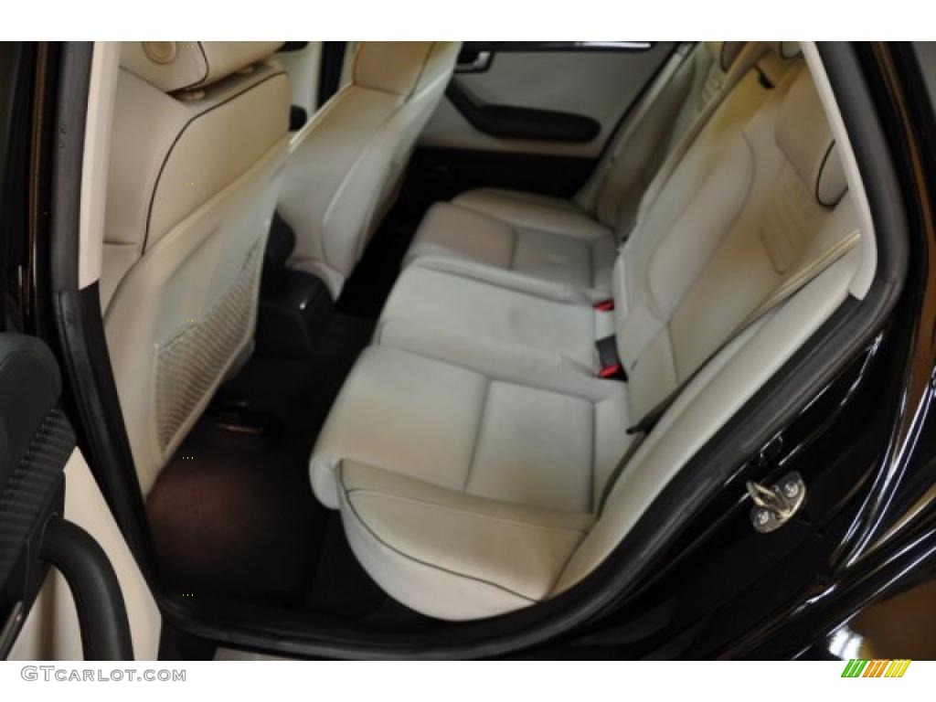 Silver Interior 2007 Audi RS4 4.2 quattro Sedan Photo #46528269