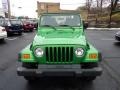 2004 Electric Lime Green Pearl Jeep Wrangler X 4x4  photo #11