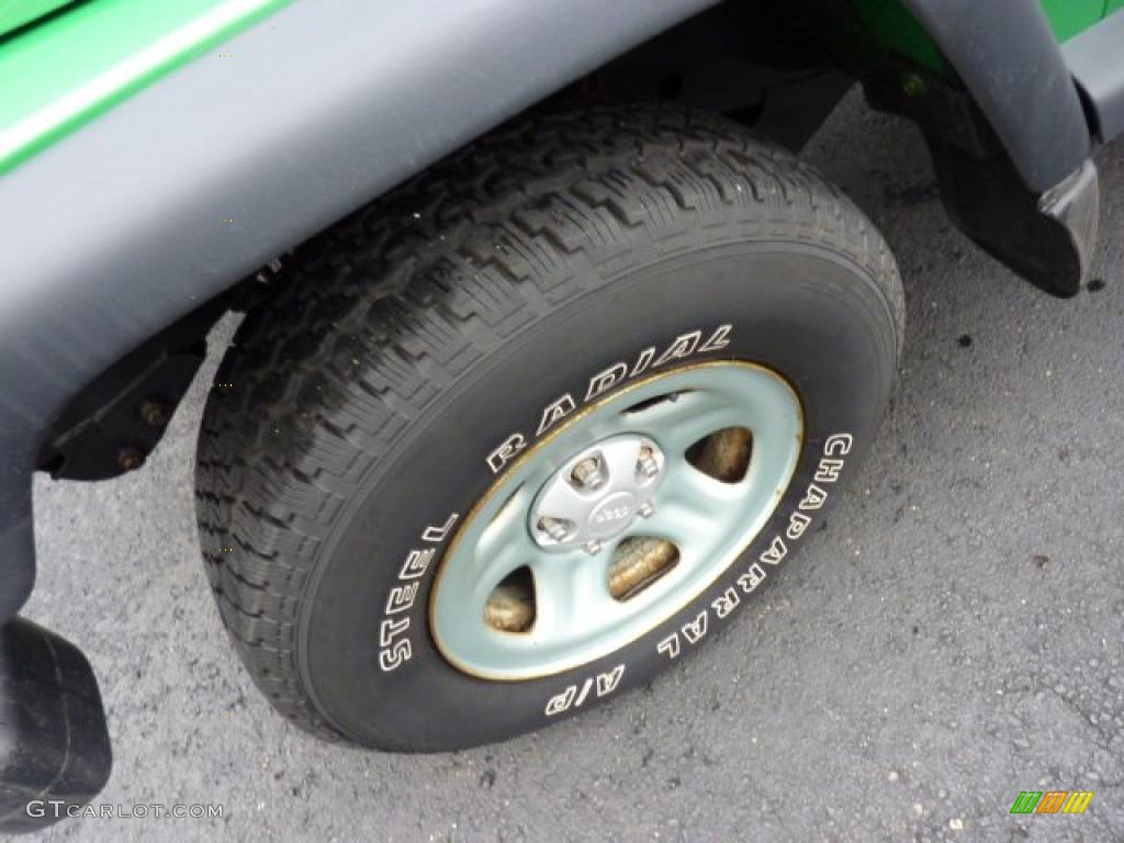 2004 Wrangler X 4x4 - Electric Lime Green Pearl / Dark Slate Gray photo #12
