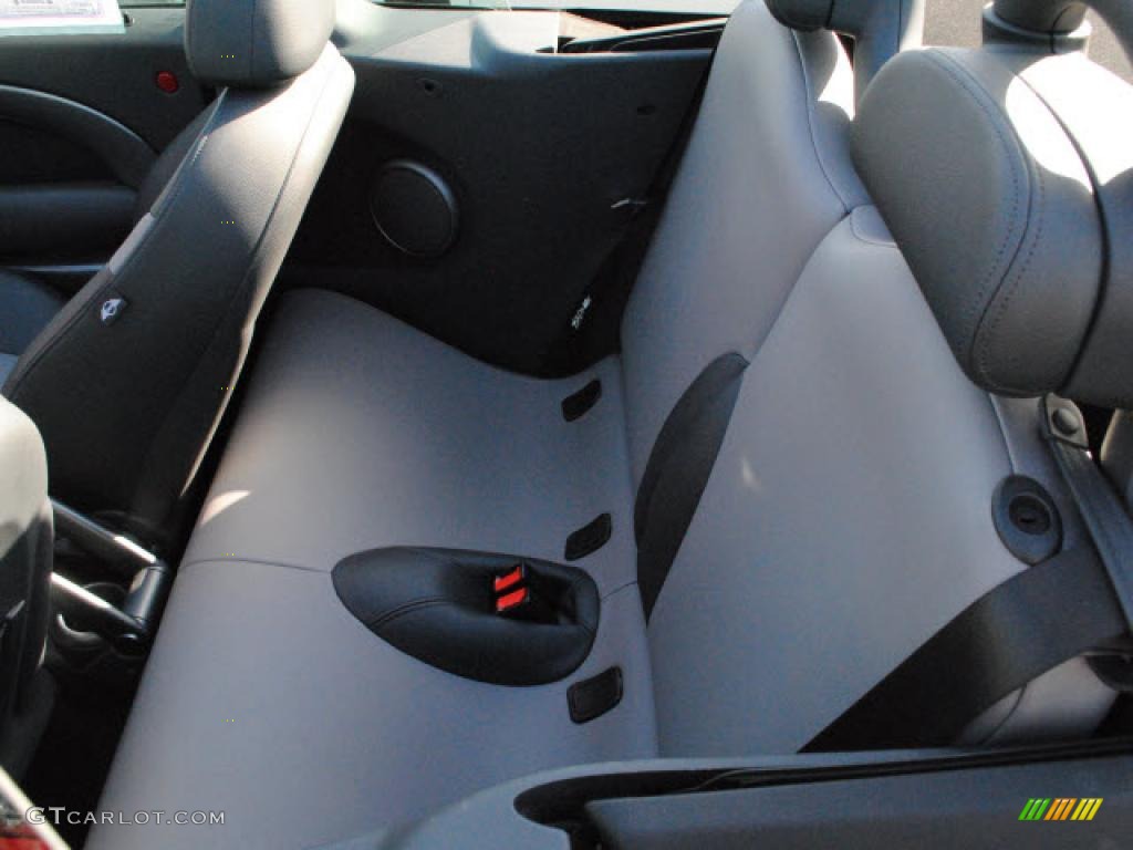 Space Gray/Panther Black Interior 2006 Mini Cooper Convertible Photo #46529667