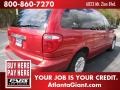 2001 Inferno Red Pearl Chrysler Town & Country LX  photo #3