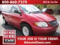 2001 Inferno Red Pearl Chrysler Town & Country LX  photo #4