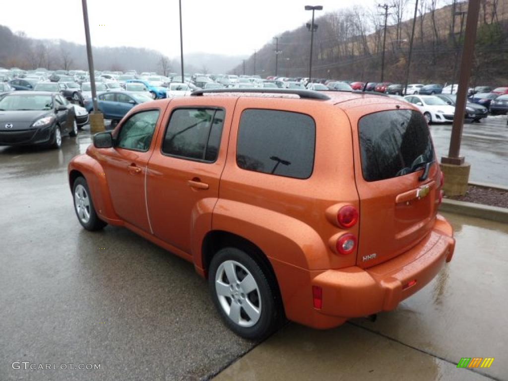 2008 HHR LS - Sunburst Orange II Metallic / Ebony Black photo #4