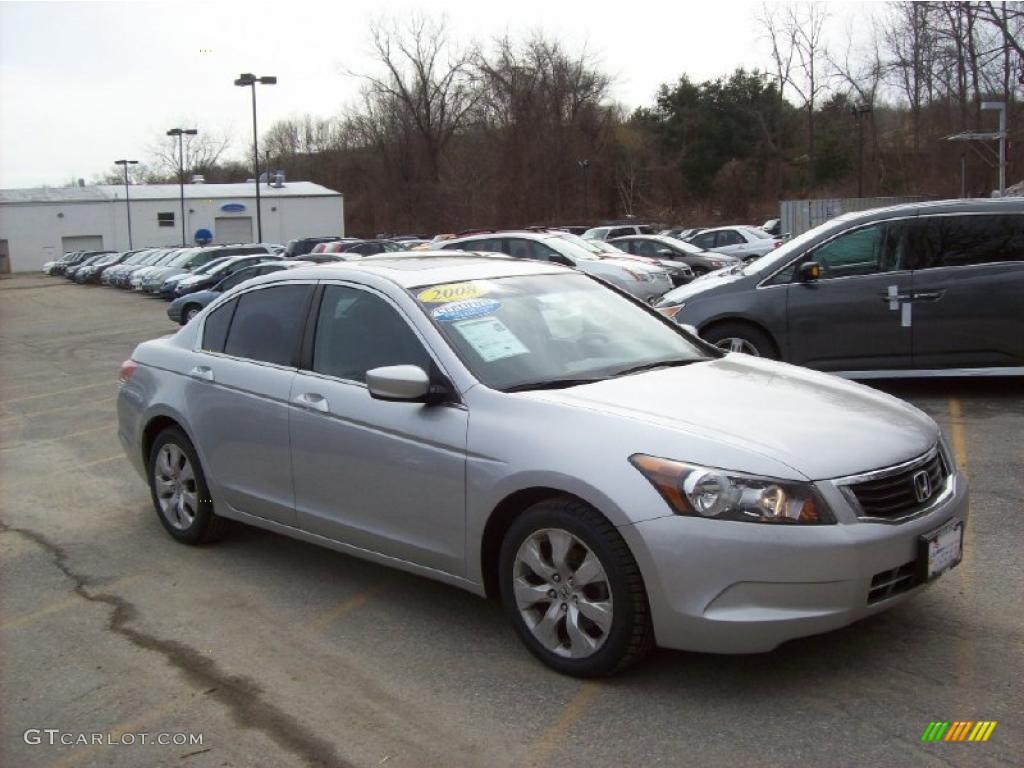 2008 Accord EX Sedan - Alabaster Silver Metallic / Gray photo #1