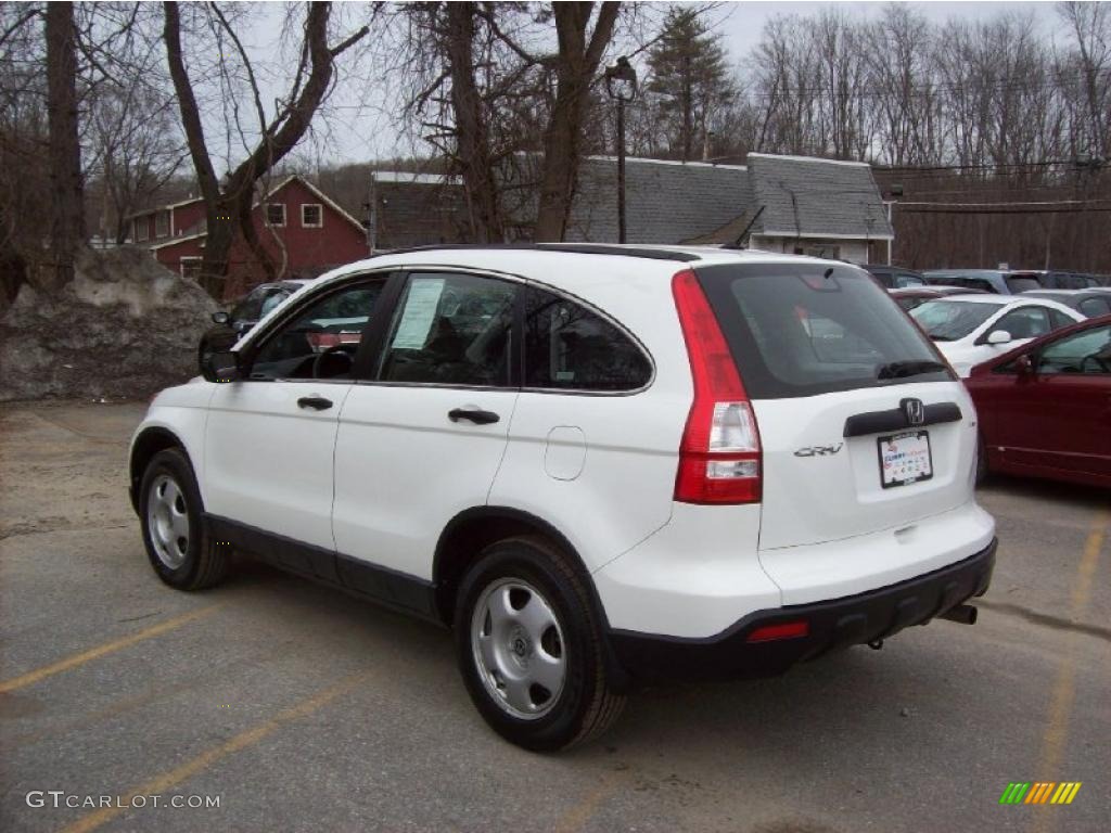 2007 CR-V LX 4WD - Taffeta White / Gray photo #2