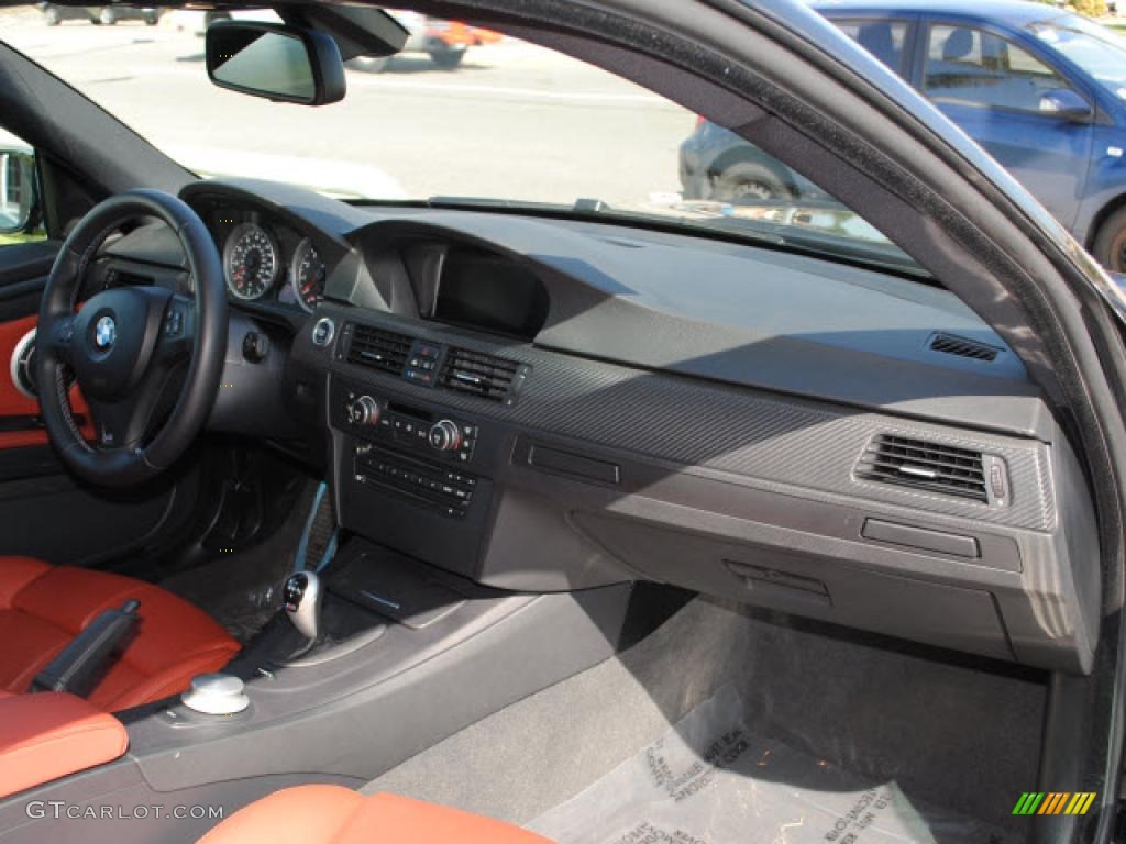 2008 BMW M3 Coupe Fox Red Dashboard Photo #46531743