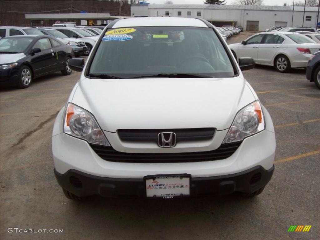 2007 CR-V LX 4WD - Taffeta White / Gray photo #3