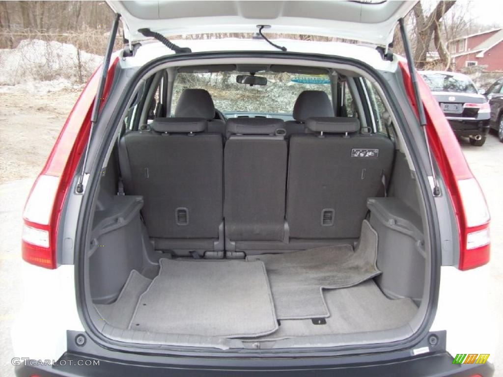 2007 CR-V LX 4WD - Taffeta White / Gray photo #8