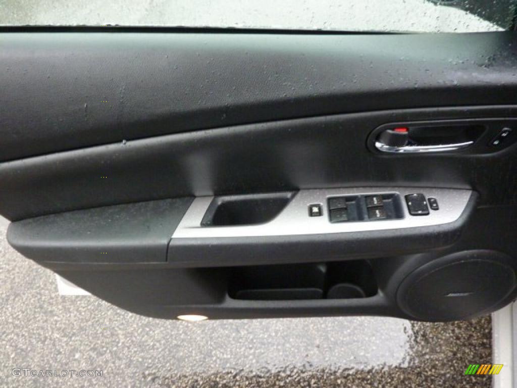 2009 Mazda MAZDA6 i Grand Touring Black Door Panel Photo #46531893