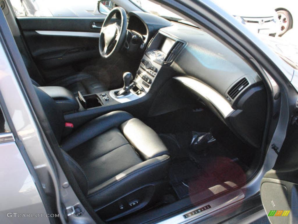 Graphite Interior 2009 Infiniti G 37 x S Sedan Photo #46532061