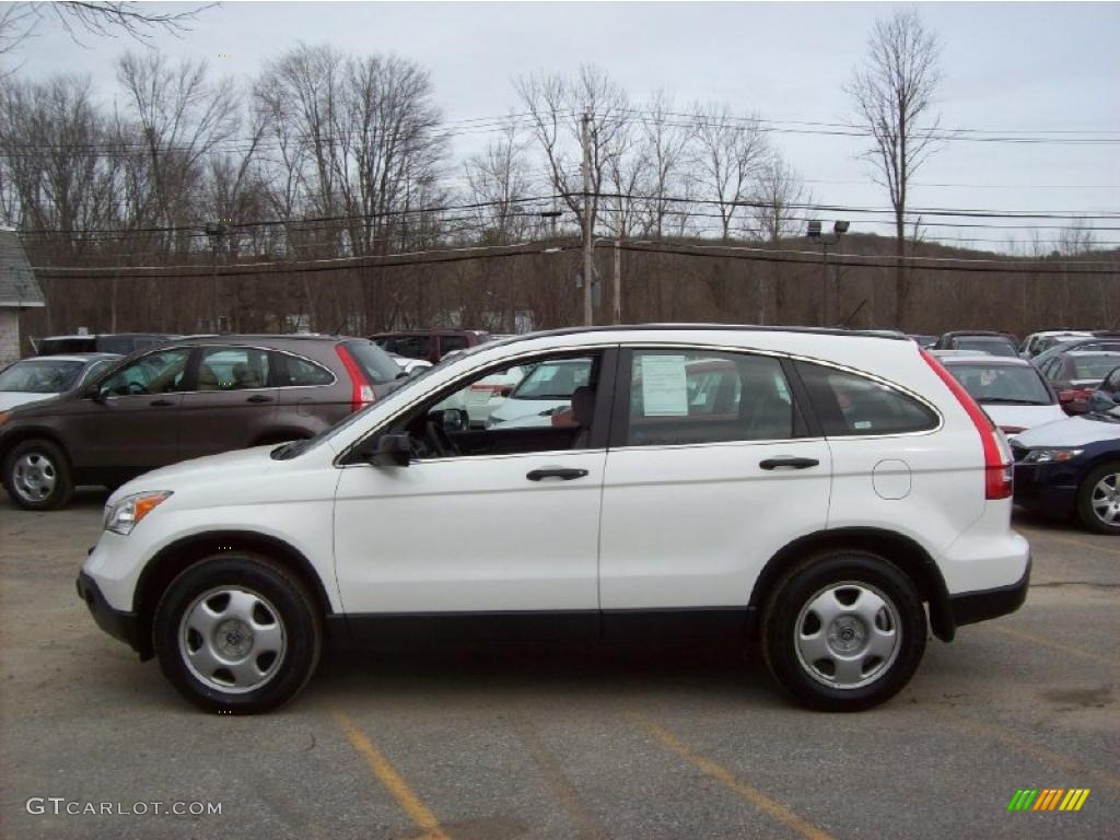 2007 CR-V LX 4WD - Taffeta White / Gray photo #21