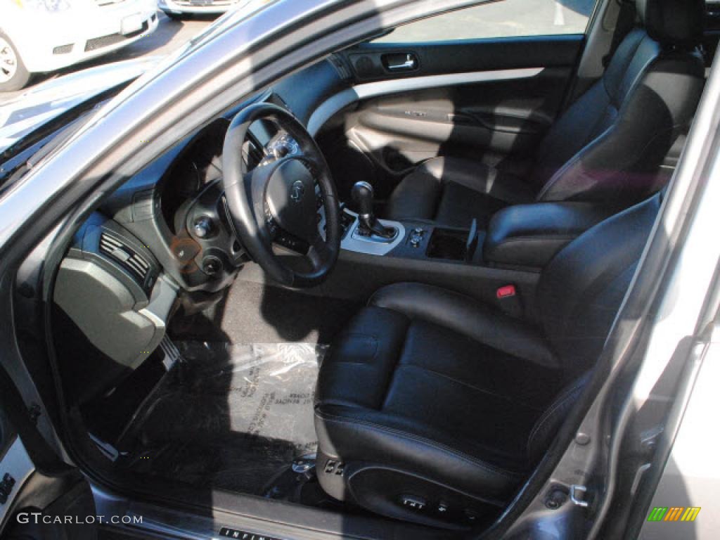 Graphite Interior 2009 Infiniti G 37 x S Sedan Photo #46532244