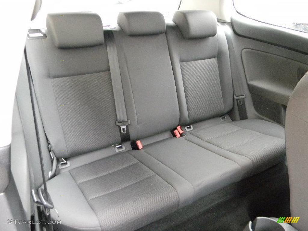 Anthracite Black Interior 2008 Volkswagen Rabbit 2 Door Photo #46532253